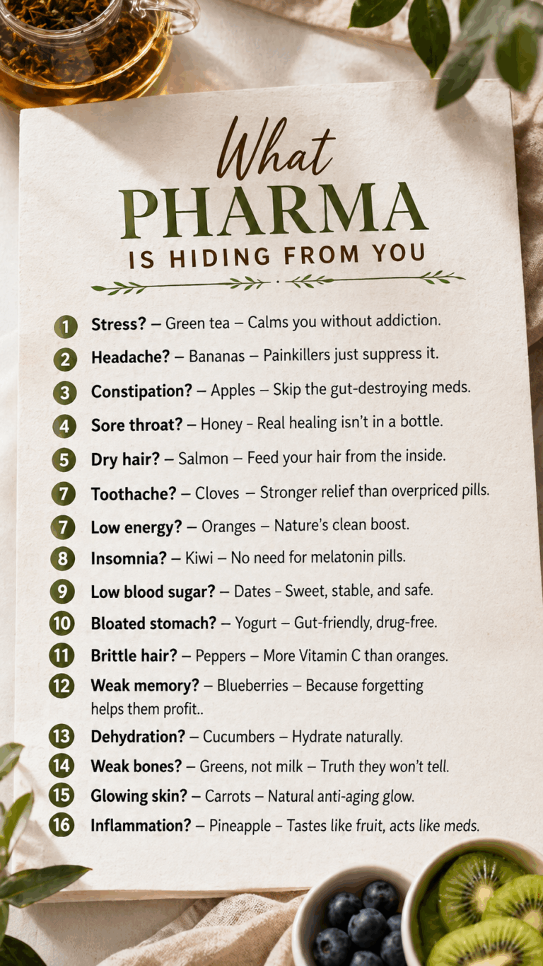 16 Natural Remedies Big Pharma Doesnt Want You to Know About