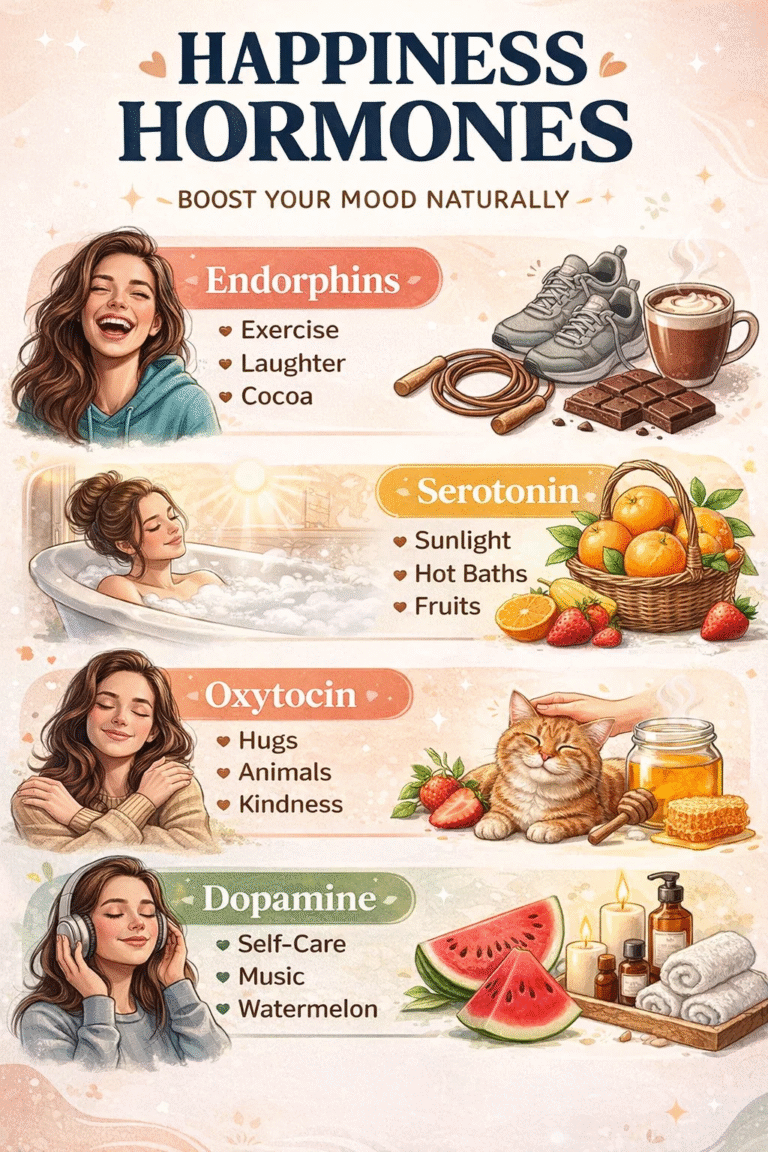 4 Natural Happiness Hormones Simple Ways to Boost Your Mood Daily