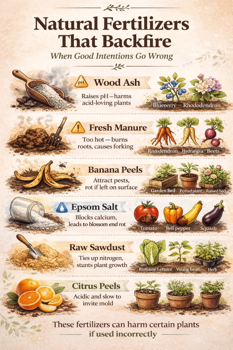 6 Natural Fertilizers That Can Kill Your Plants  Common Gardening Mistakes To Avoid