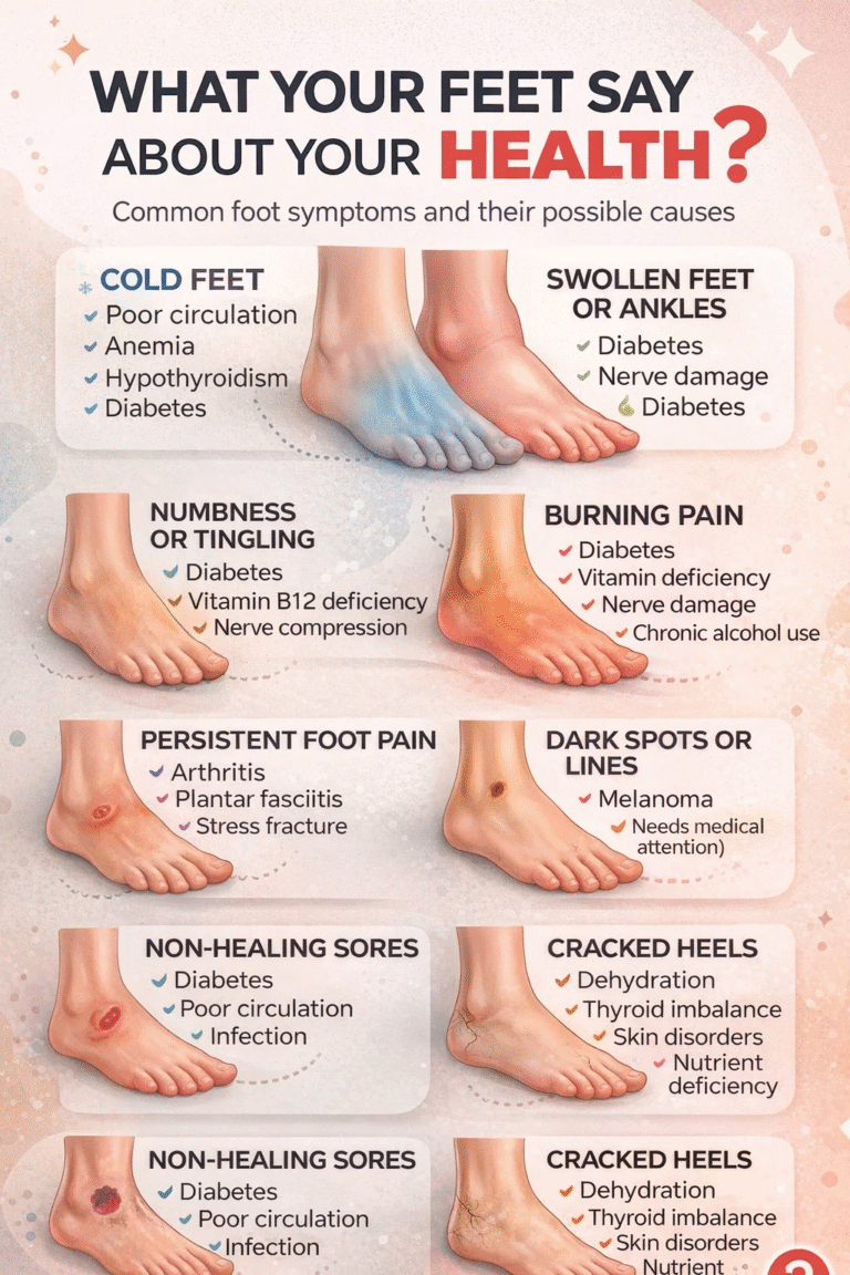8 Warning Signs Your Feet Are Sending You About Your Health  Foot Symptoms Guide