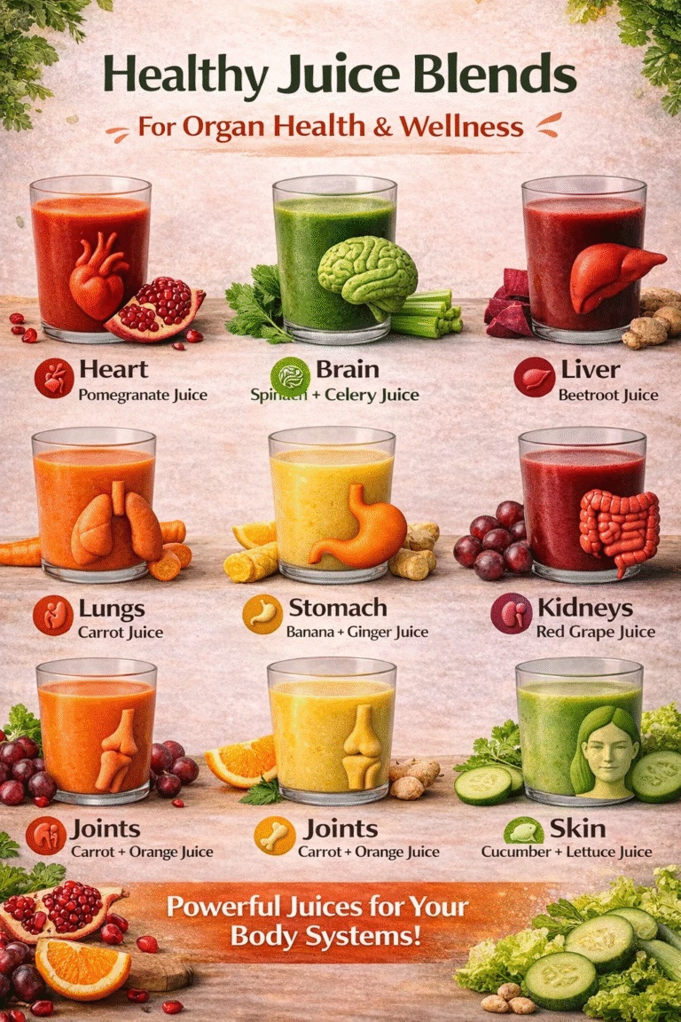 9 Best Natural Juice Blends for Organ Health  Total Body Wellness  Juicing Recipes