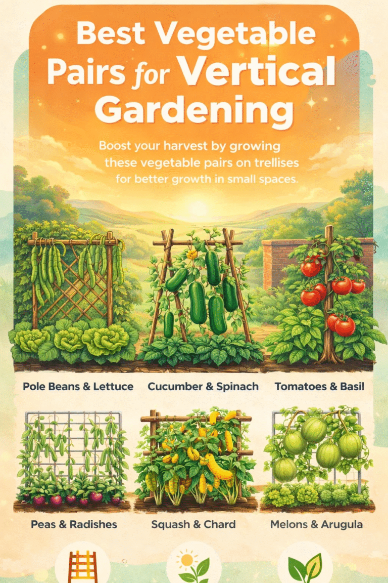 9 Best Vegetable Pairs for Vertical Gardening  Easy Trellis Companion Planting Guide