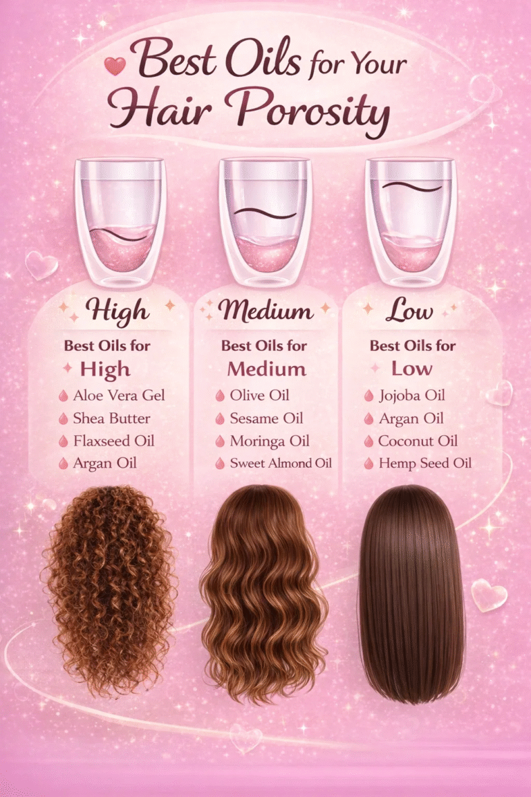 Best Oils for Hair Porosity High, Medium  Low  Hair Care Routine Guide