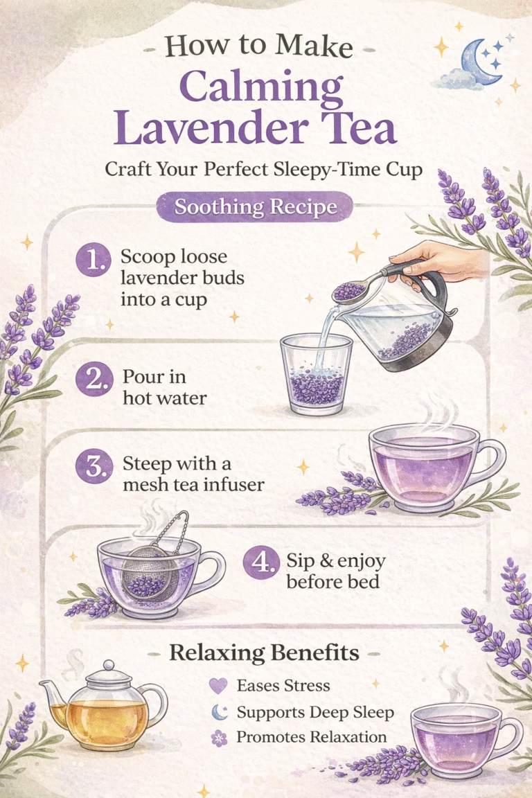 Calming Lavender Tea Recipe  DIY Sleep-time Herbal Tea Guide