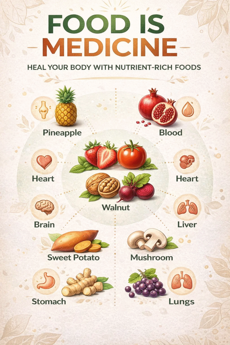 Food Is Medicine Best Healing Foods for Heart, Brain, Liver  Joints Nutrition Guide
