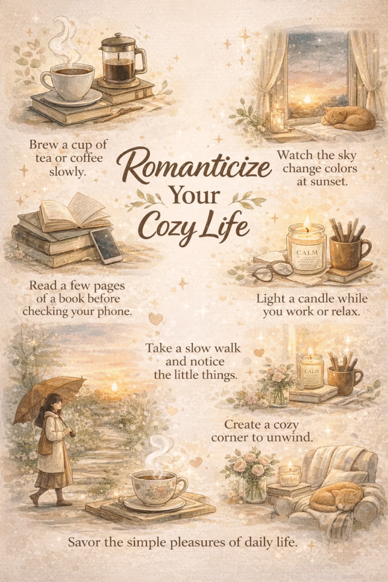 How to Romanticize Your Cozy Life Aesthetic Daily Habits for Mindfulness  Self-Care