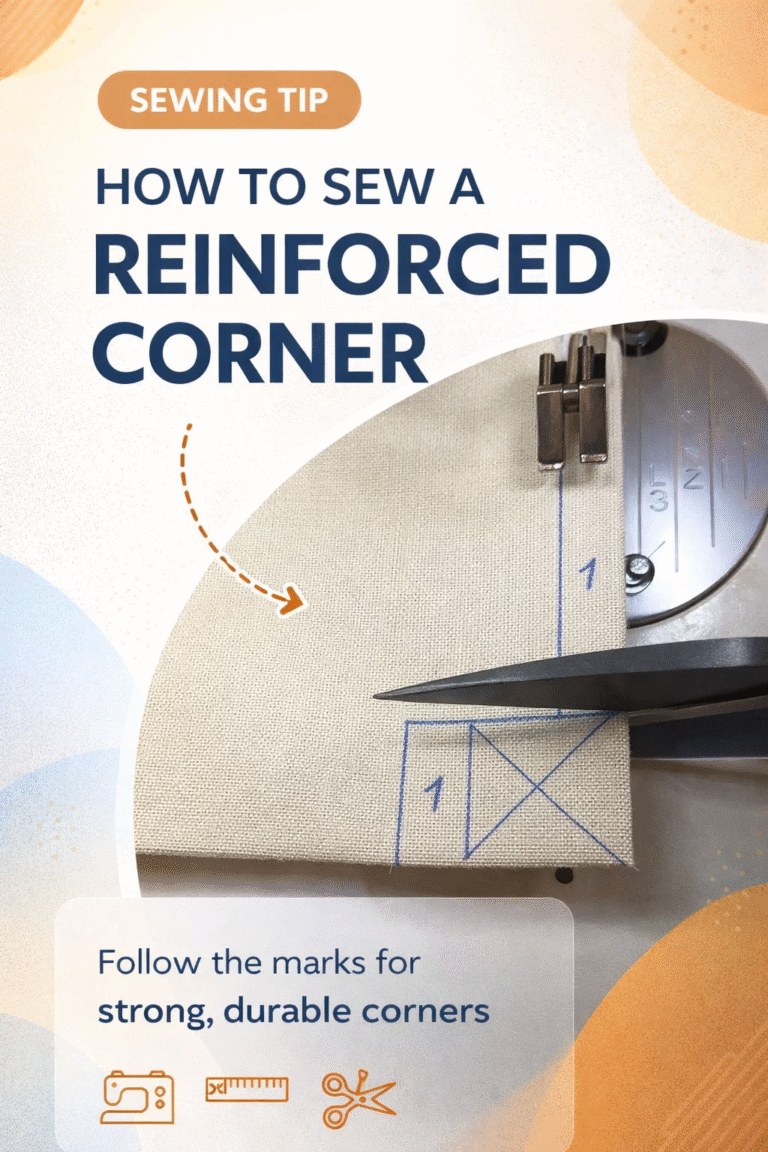 How to Sew Perfect Box Corners Easy Step-by-Step Sewing Hack for Beginners