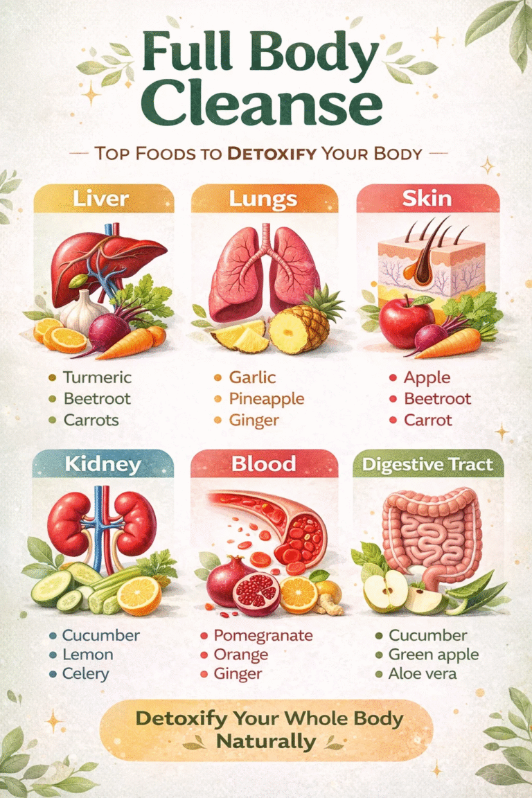 Natural Foods for Full Body Detox Best Fruits and Veggies for Liver and Kidney Cleanse