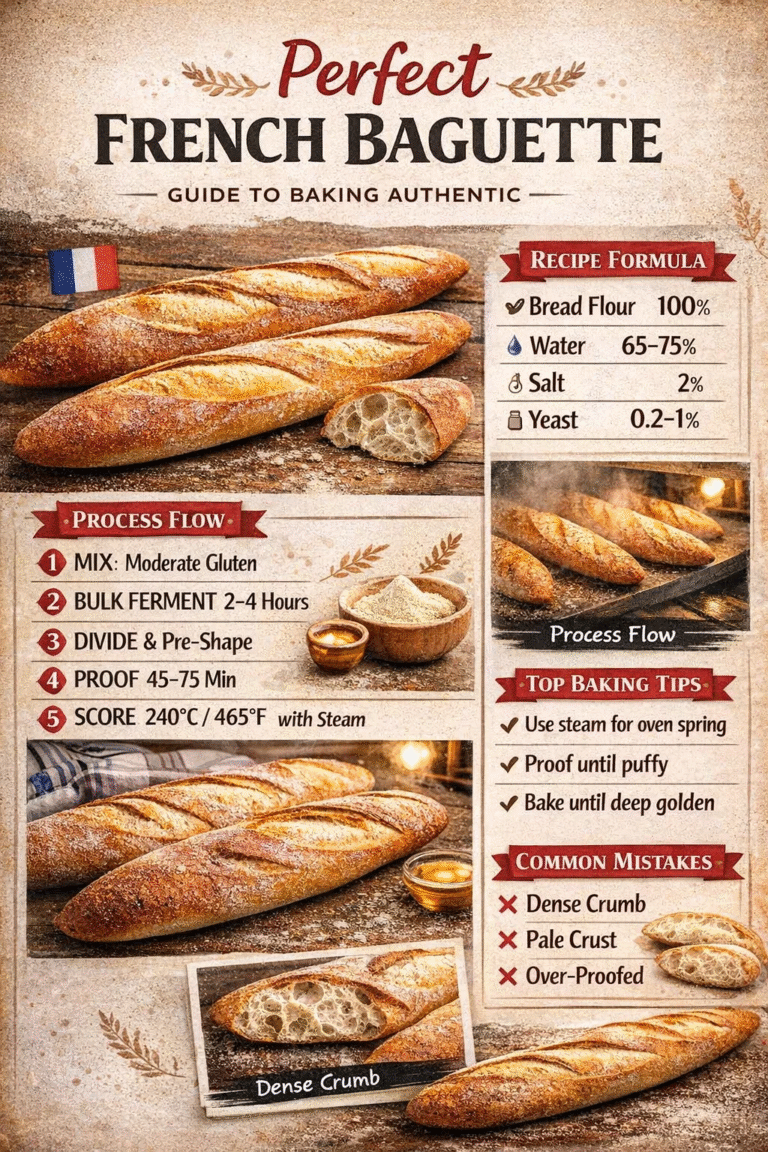 Professional French Baguette Recipe Guide  Perfect Crust  Open Crumb Bakers Secrets