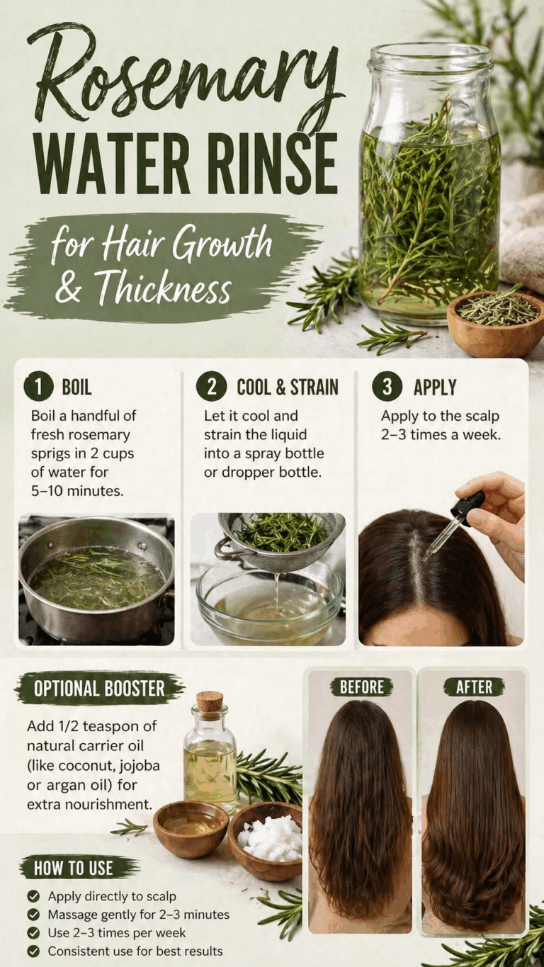 Rosemary Hair Growth Spray for Thicker, Healthier Hair Naturally