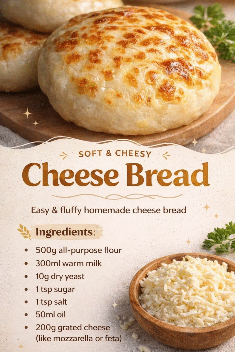 Soft and Fluffy Homemade Cheese Bread Recipe  Easy Cheesy Bread Rolls