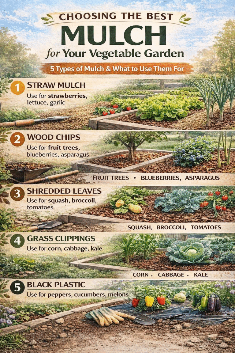 The Ultimate Guide to Choosing the Best Garden Mulch for Every Vegetable