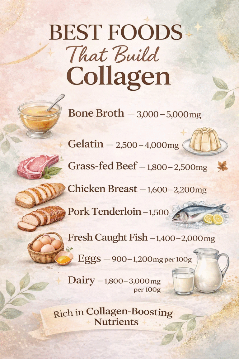 Top 8 Foods That Build Collagen Naturally  Best High Collagen Diet for Skin  Joint Health