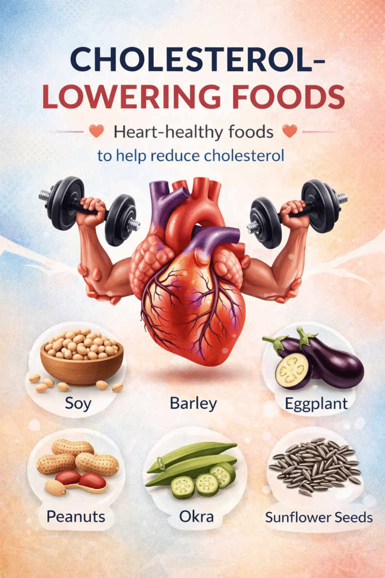 Top Heart-Healthy Foods to Lower Cholesterol Naturally  Diet  Fitness Tips
