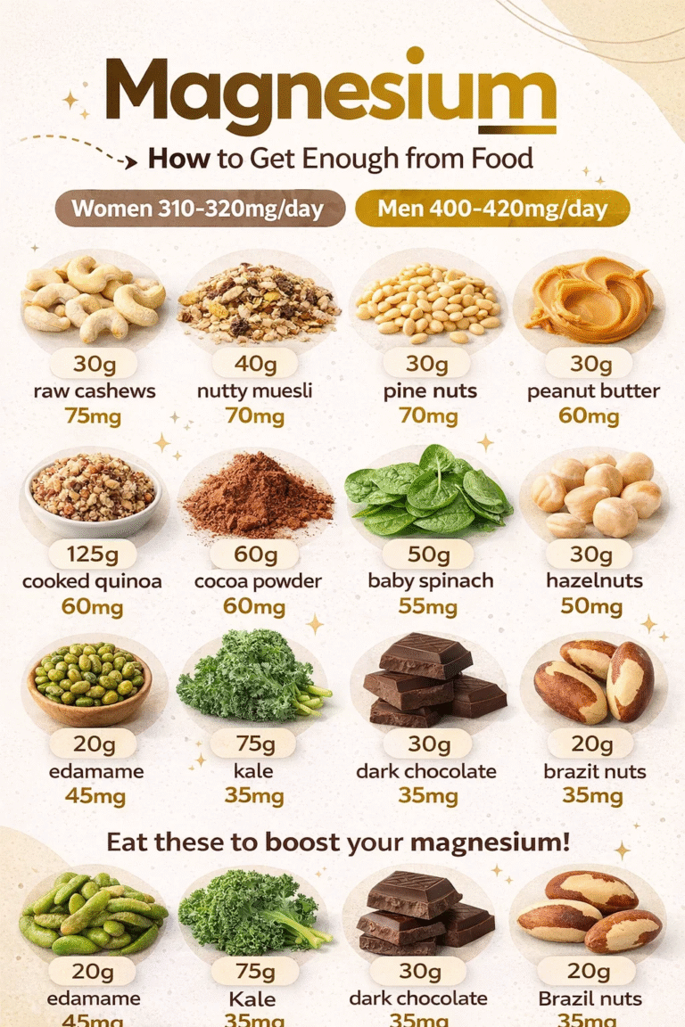 Top Magnesium Rich Foods  Daily Requirements for Men and Women  Easy Nutrition Tips
