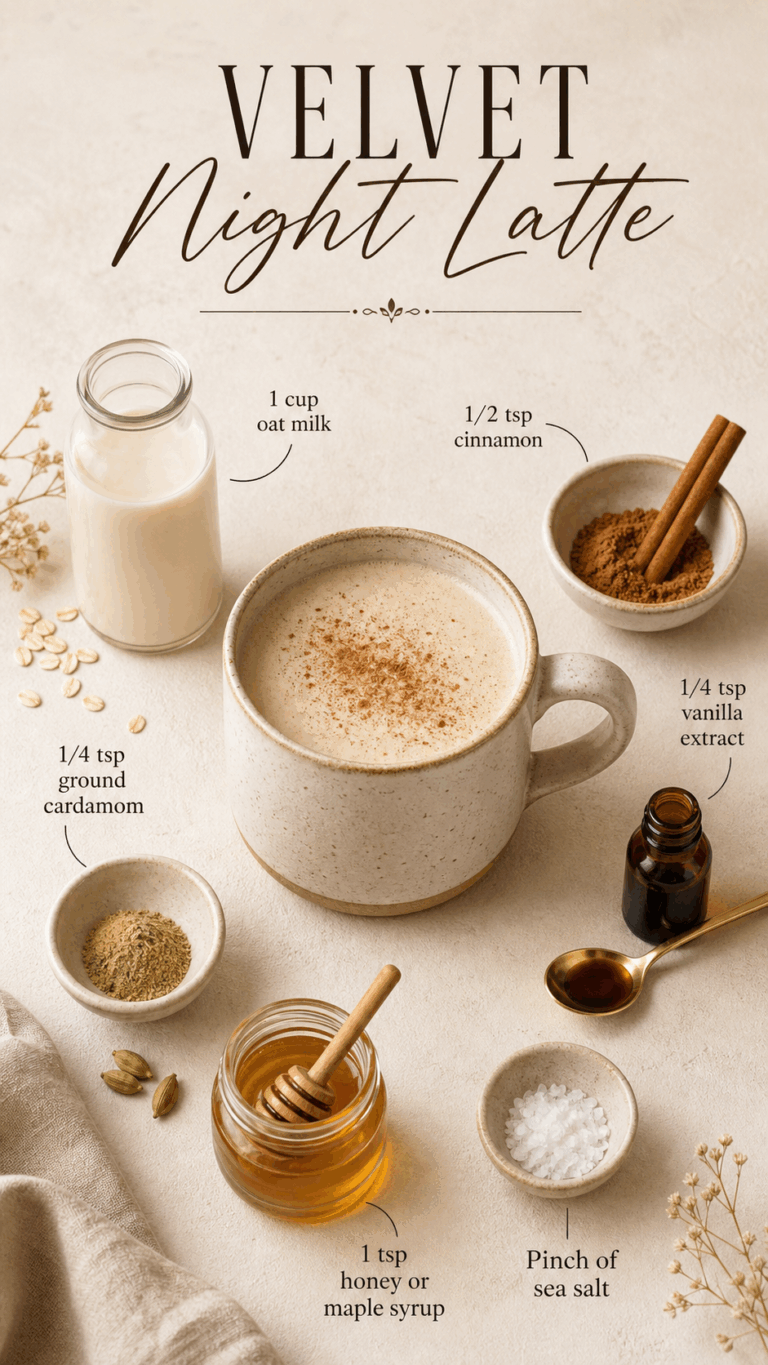 Cozy Moon Milk Recipe With Ashwagandha, Cinnamon  Nutmeg for Better Sleep