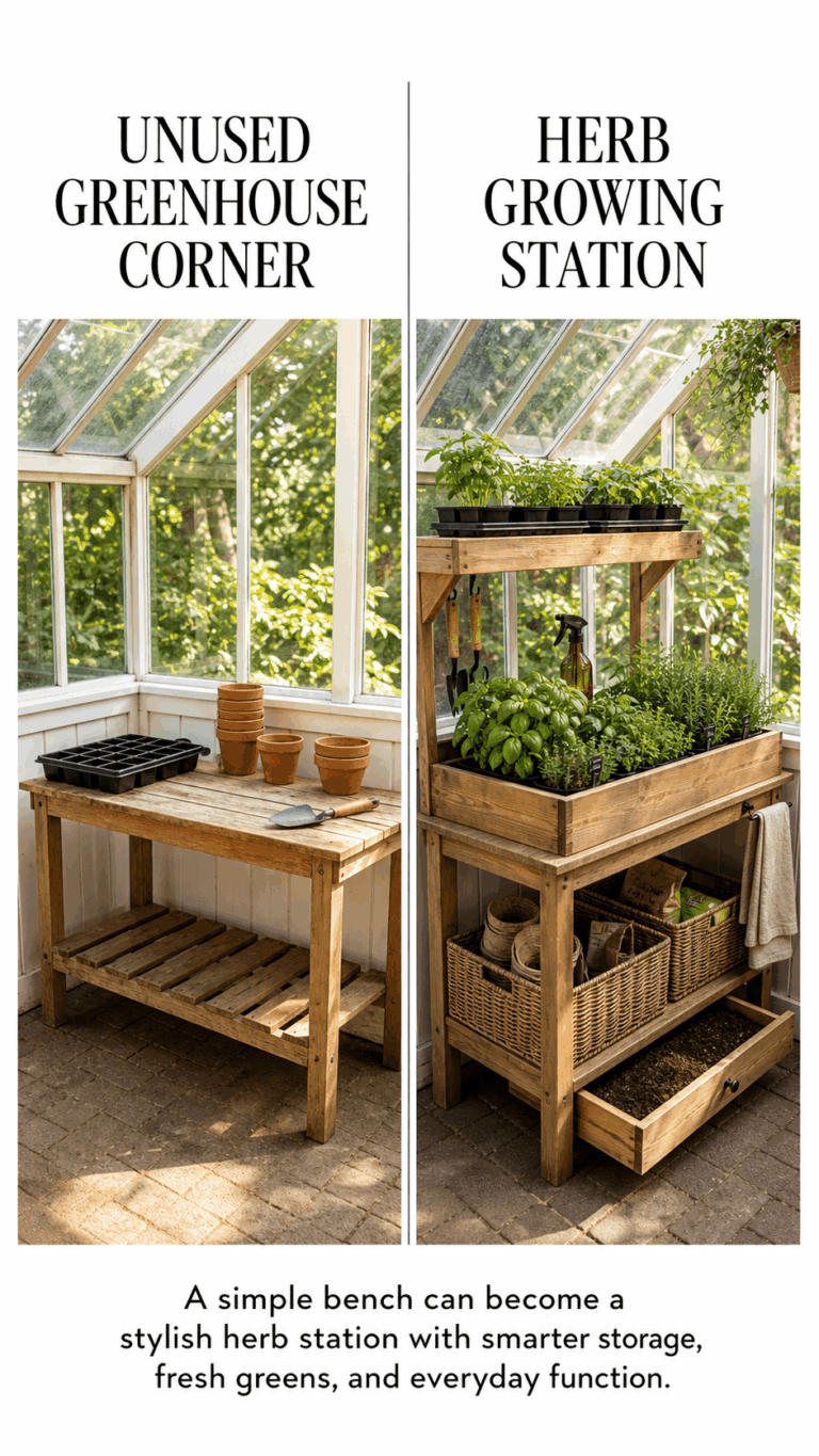 Greenhouse Potting Bench Hack Turn It Into a Passive Heat  Fertilizer System