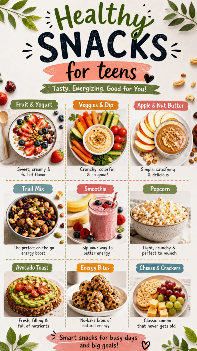 Healthy Snack Ideas for Teens Easy Nutritious Snacks for School  After School