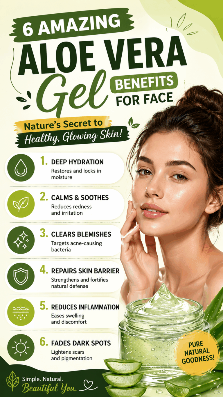 6 Proven Aloe Vera Gel Benefits for Face Hydration, Acne Relief  Glowing Skin