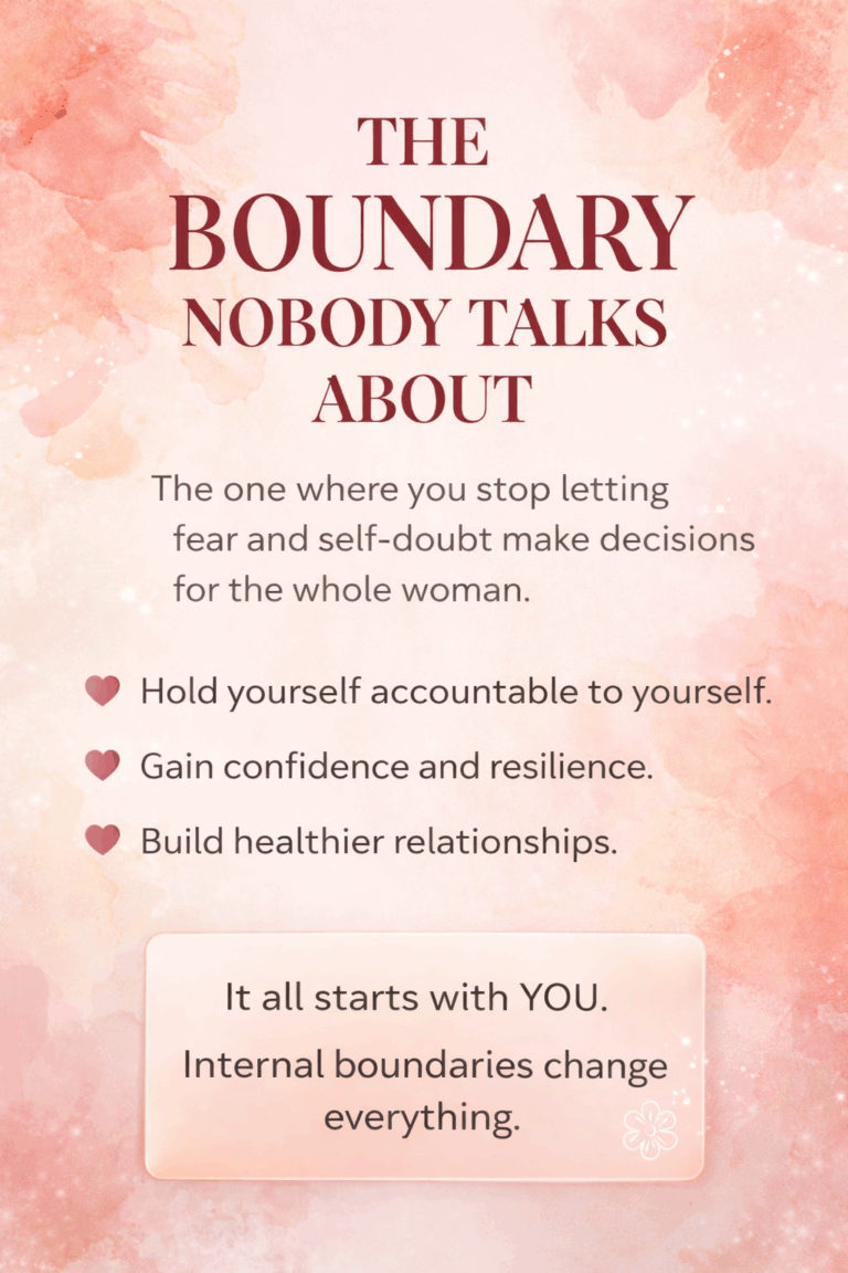 The Boundary Within Self-Boundaries for Women That Change Everything