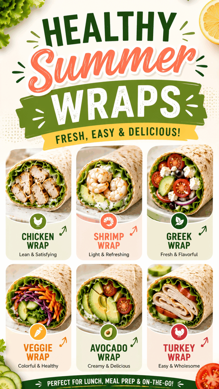 Healthy Summer Wrap Recipes Easy Fresh Lunch Ideas for Healthy Eating