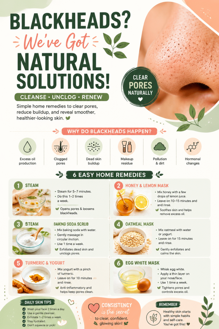 6 Natural Home Remedies for Blackheads for Clear, Smooth Skin