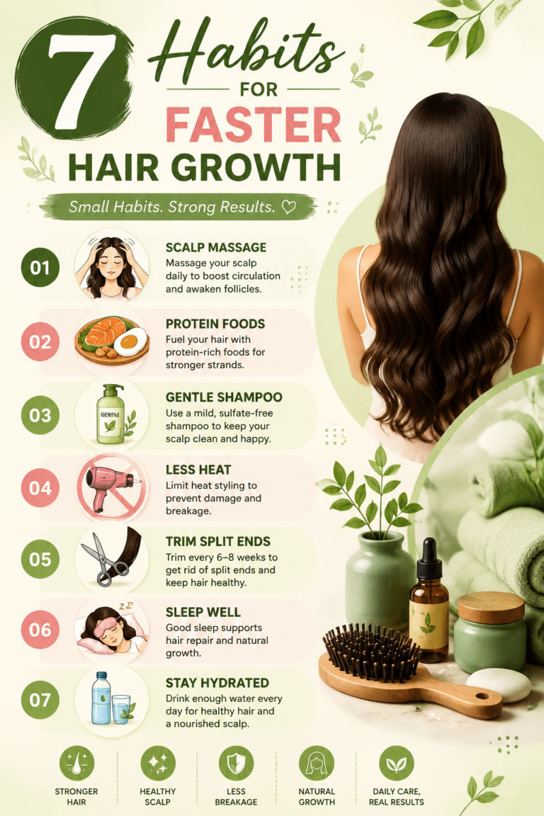 7 Healthy Hair Growth Habits   Simple Tips for Stronger, Thicker Hair