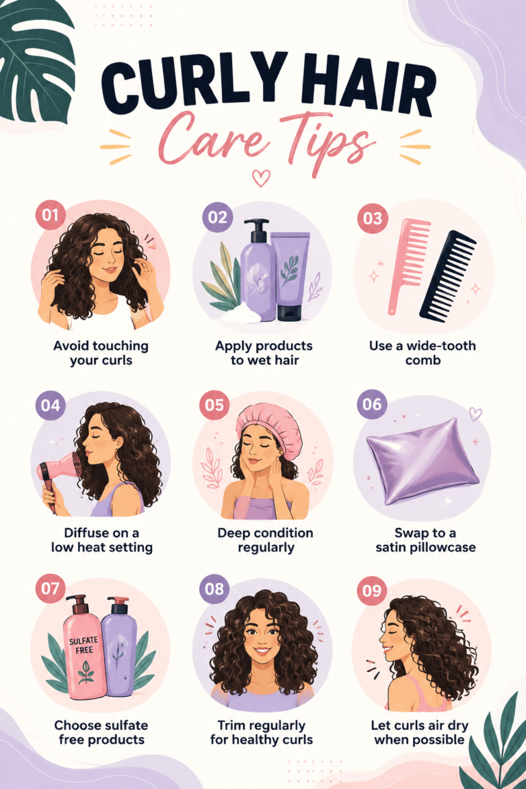 Curly Hair Tips 9 Expert Secrets for Healthy, Defined, Frizz-Free Curls Every Day