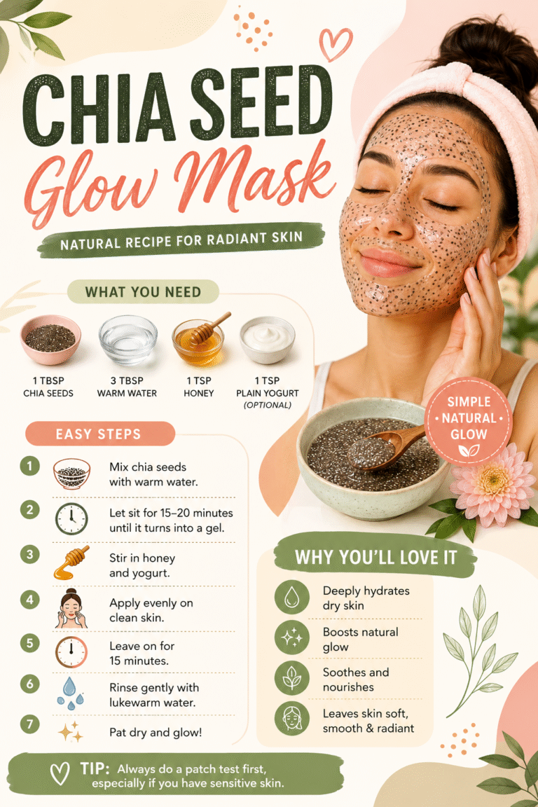 DIY Chia Seed Face Mask Recipe for Glowing Skin  Natural DIY Skincare