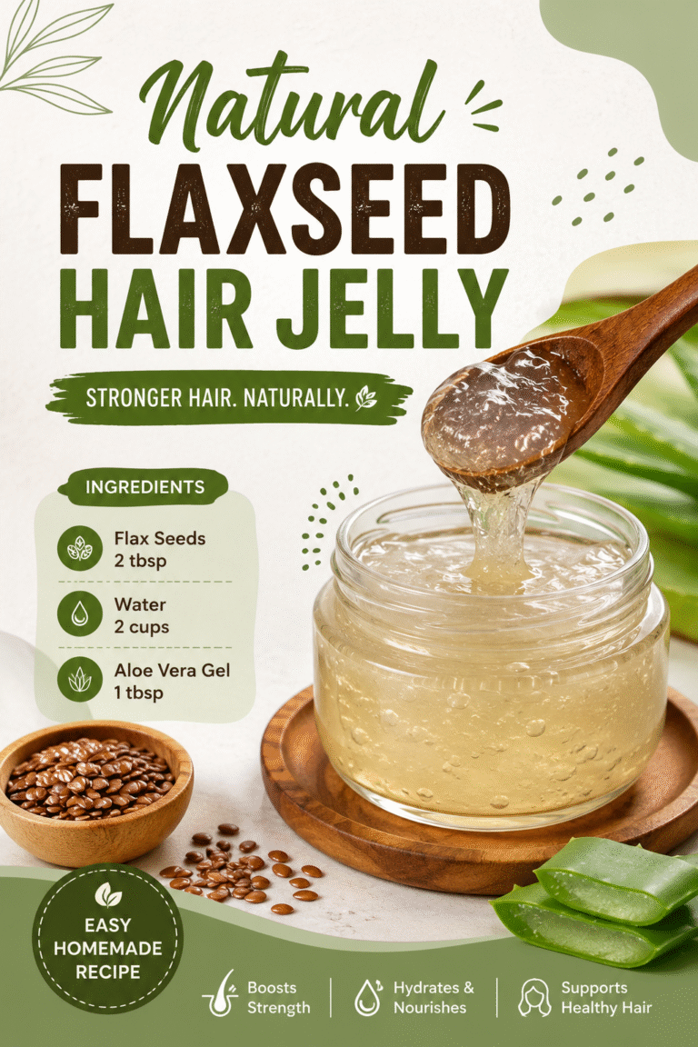 DIY Flaxseed Hair Jelly Recipe for Stronger, Healthier Natural Hair