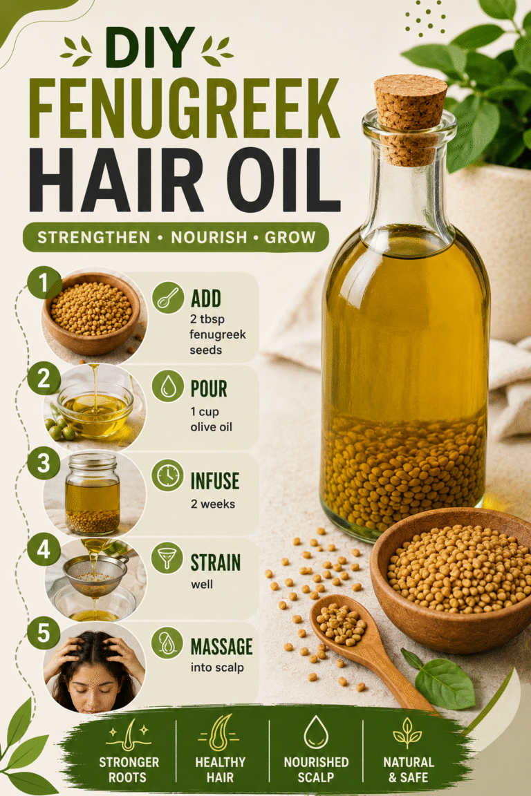DIY Fenugreek Hair Oil Infusion for Stronger Hair  Healthy Scalp Naturally