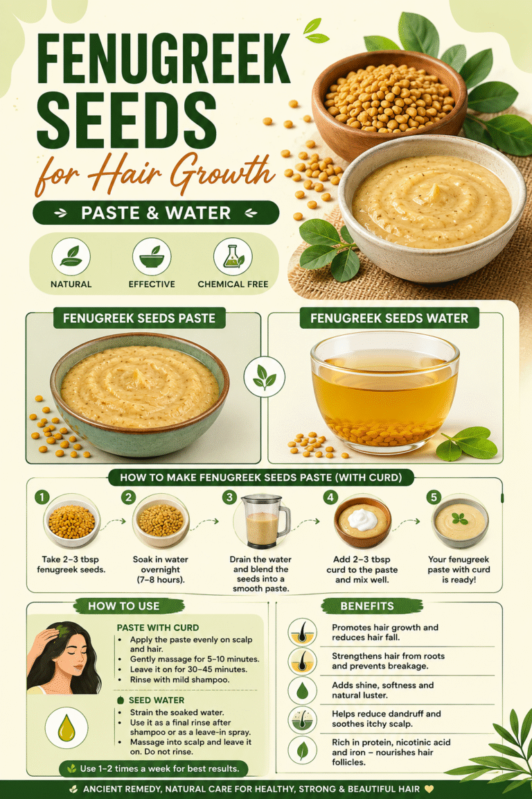 Fenugreek for Hair Growth  DIY Paste with Curd  Fenugreek Water Guide