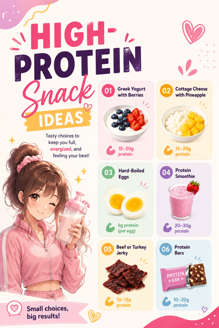 High-Protein Snack Ideas for Energy, Muscle Growth  Healthy Weight Loss