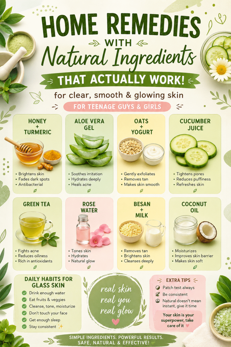DIY Home Remedies for Teens Safe Natural Tips for Clear Glass Skin