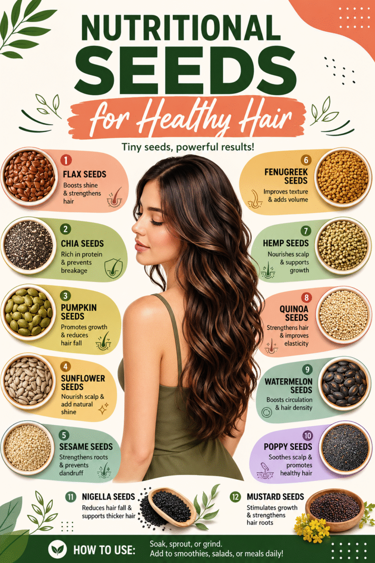 Best Nutritional Seeds for Hair Growth, Thickness  Stronger Hair Naturally