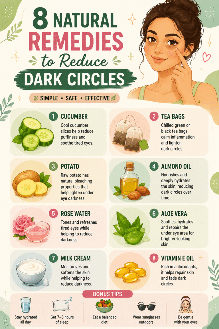 8 Natural Remedies to Reduce Dark Circles  Brighten Tired Eyes Naturally