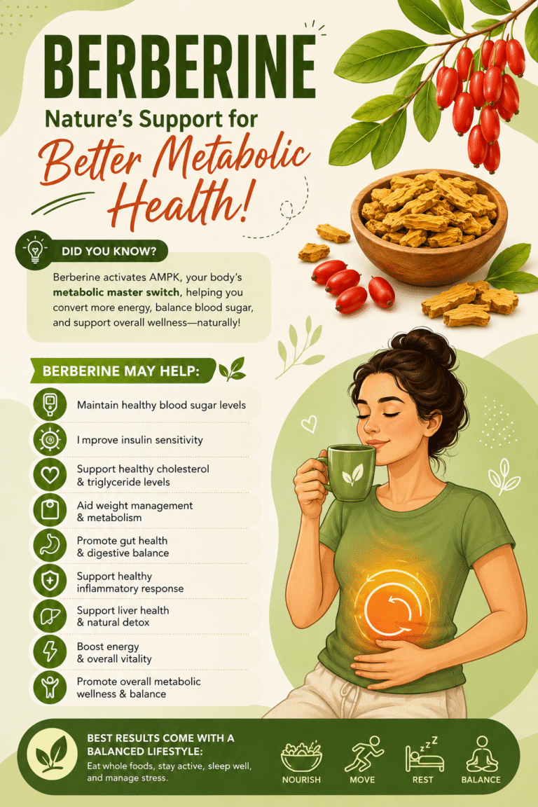 Berberine Benefits for Metabolic Health, Blood Sugar  Natural Wellness Guide