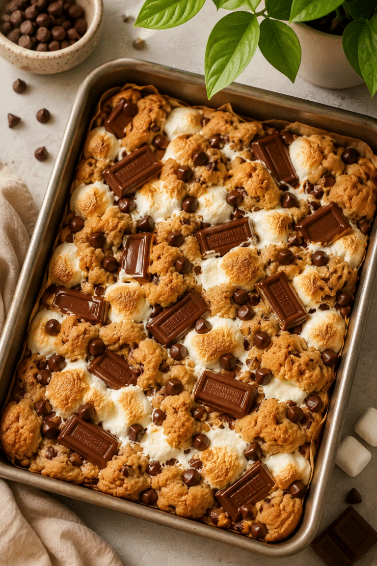 Easy Smores Cookie Bars Recipe That Everyone Will Love