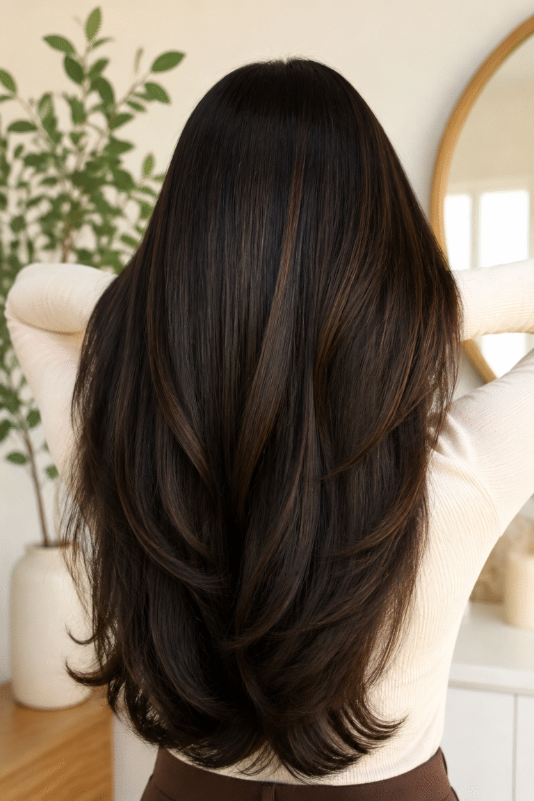 Nutella Brown Hair Color Ideas for a Glossy Brunette Look