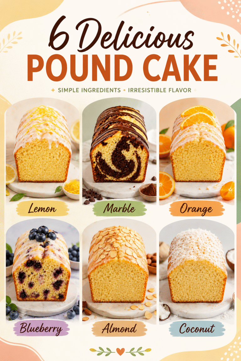 6 Easy Pound Cake Recipes Everyone Will Love  Lemon, Marble, Orange  More