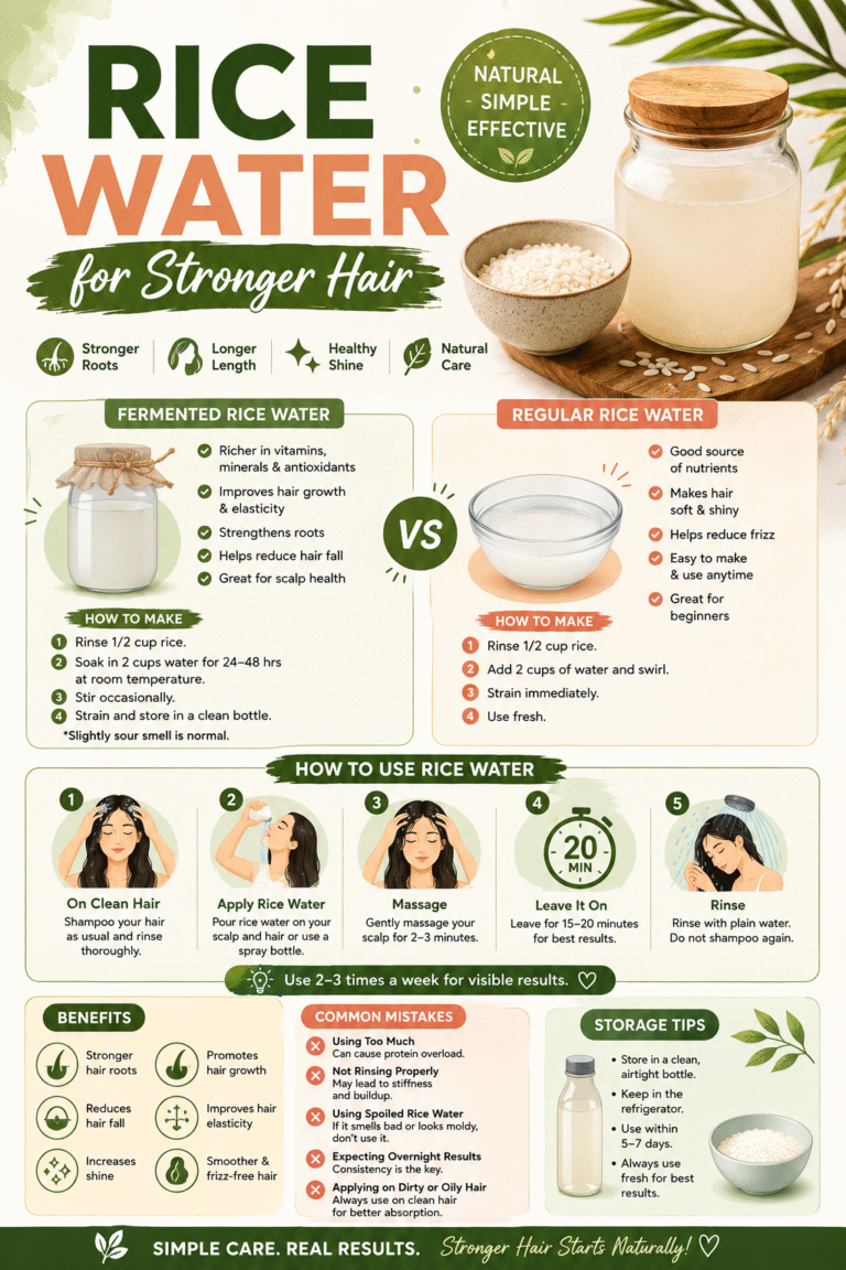 Rice Water for Hair Growth Guide  Fermented vs Regular Rice Water Benefits