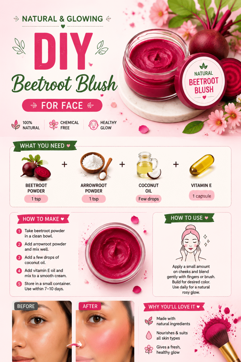 DIY Beetroot Blush at Home   Natural Homemade Blush for Glowing Skin