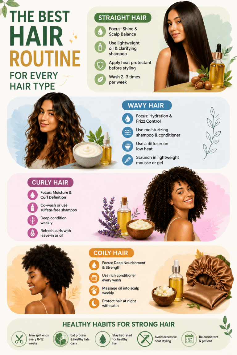 Hair Care Routine for Every Hair Type  Complete Hair Care Chart