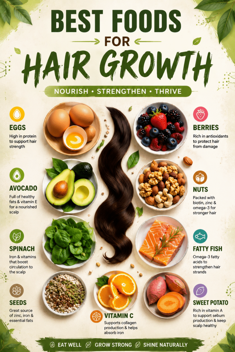9 Best Foods for Hair Growth Naturally  Healthy Hair Diet Tips