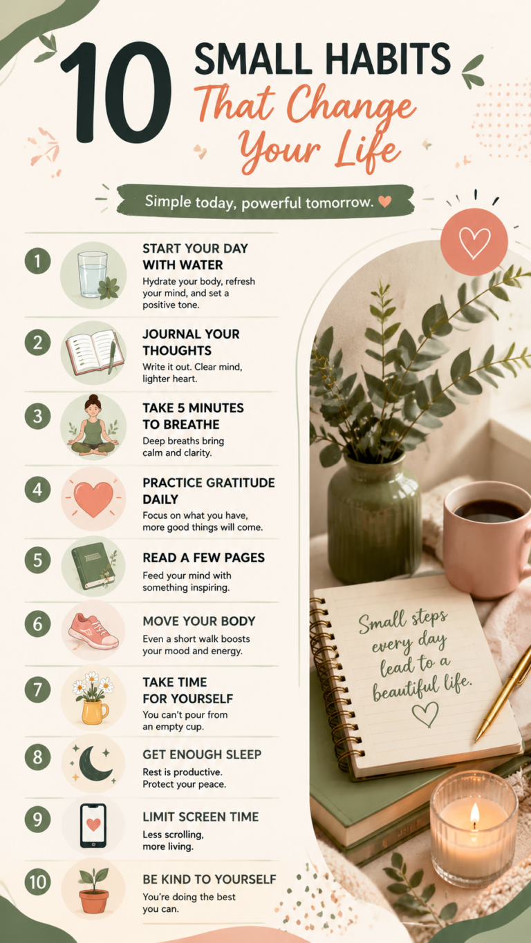 10 Small Daily Habits That Will Transform Your Life for the Better