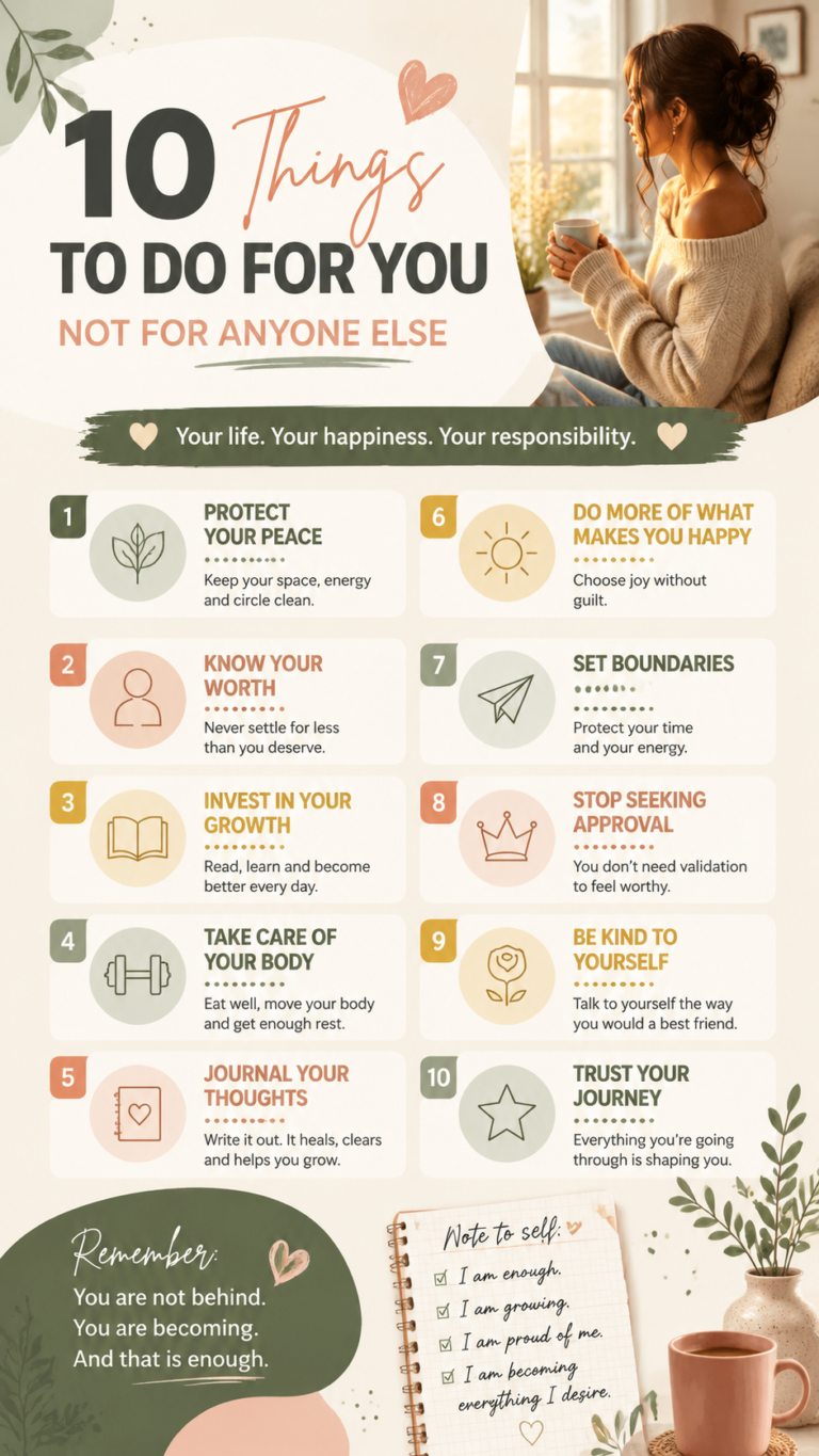 10 Self-Love Things to Do for You  Becoming Your Best Self Journey