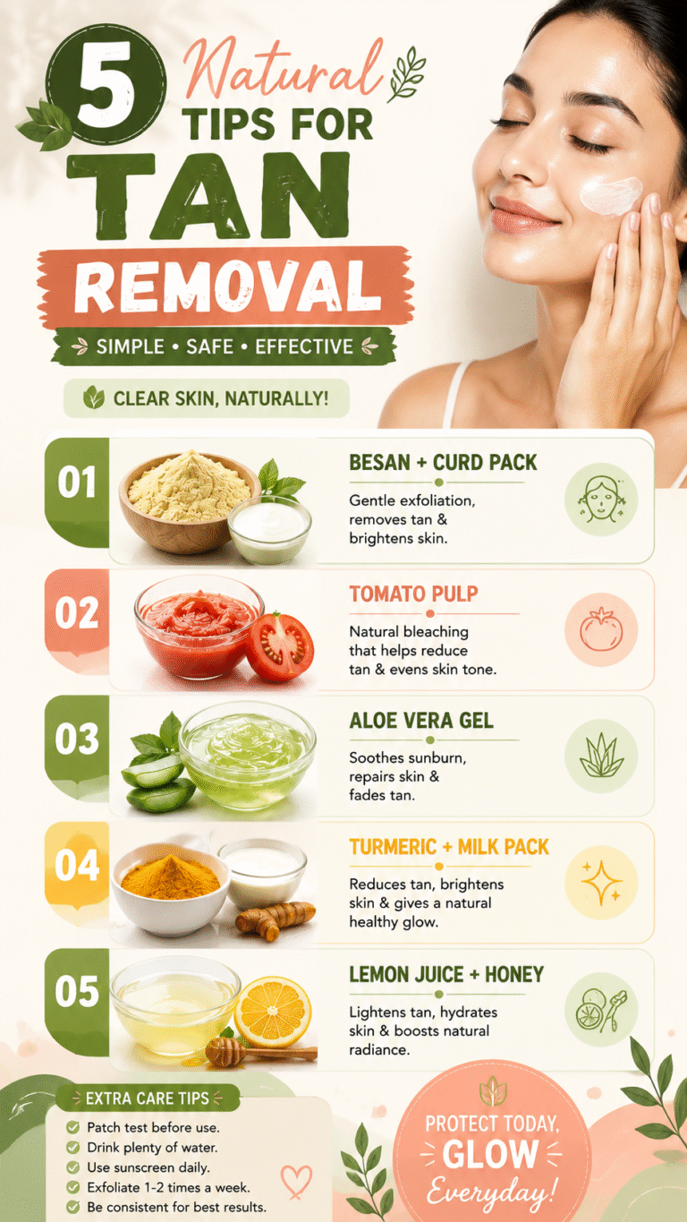 5 Natural Tan Removal Remedies  DIY Face Packs for Glowing Skin