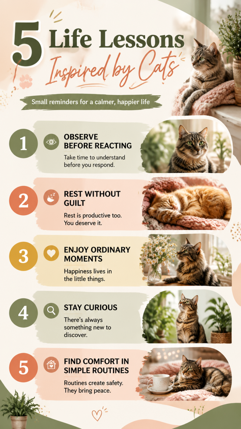 5 Life Lessons Cats Teach Us About Happiness  A Peaceful Life