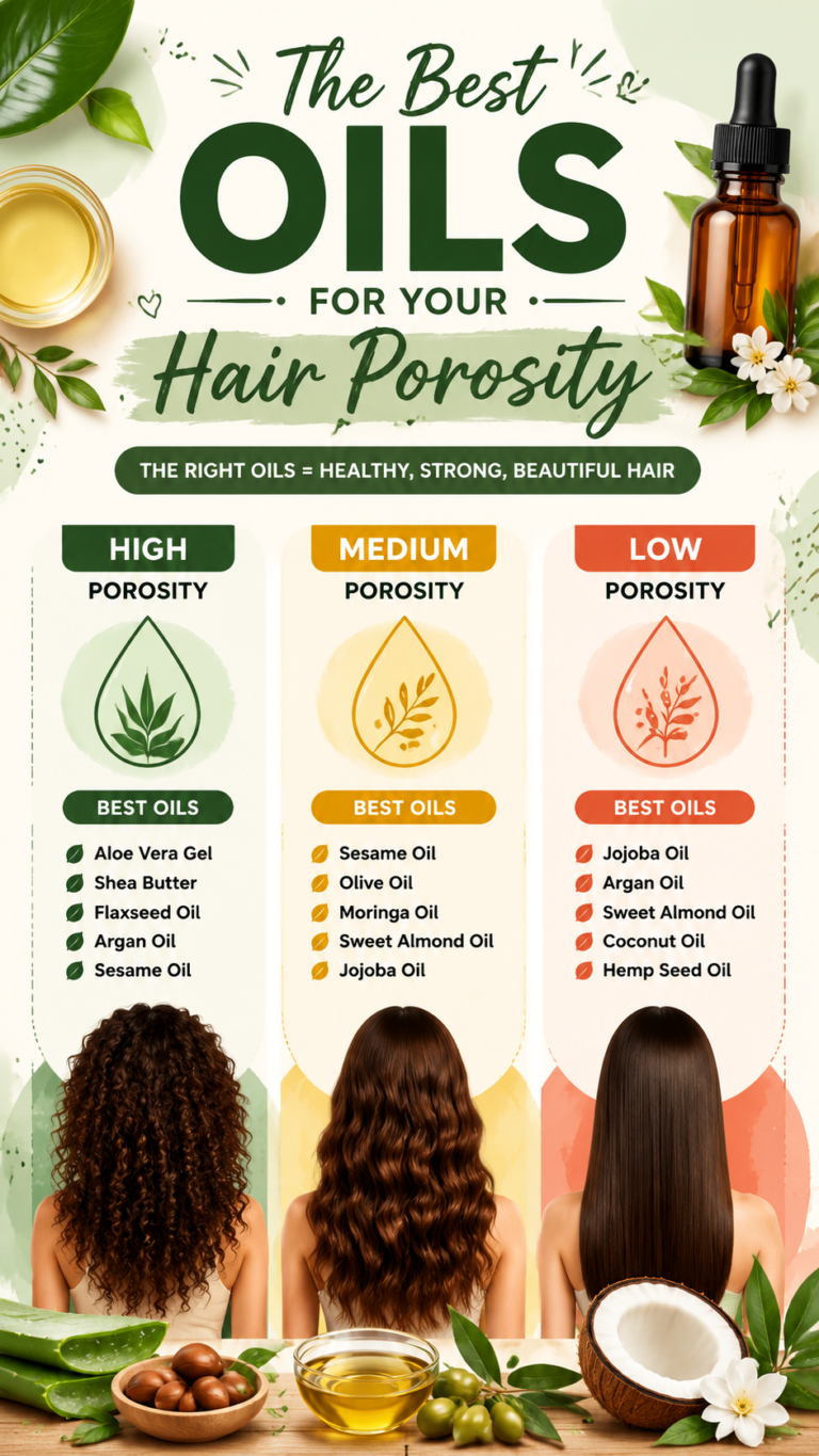 Best Hair Oils for High, Medium  Low Porosity Hair  Complete Guide