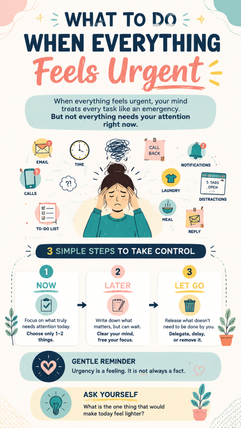 Feeling Overwhelmed Try This Simple Now, Later, Let Go Reset Routine